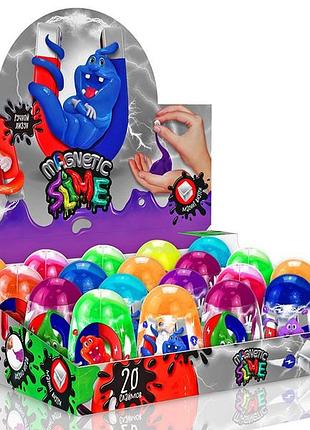 В'язка маса "mega stretch slime" 200г укр (12), шт