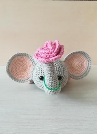 Сувенир слон с цветком