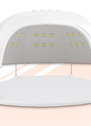Лампа для маникюра maltec 168w (польша)9 фото