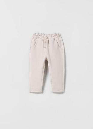 Новые брюки от zara, размер 3/4 года (104см)