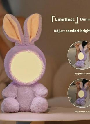 Іграшка-лампа led у формі ведмедика або зайця з bluetoo