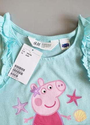 Очень классные яркие летние майки peppa pig h&amp;m7 фото