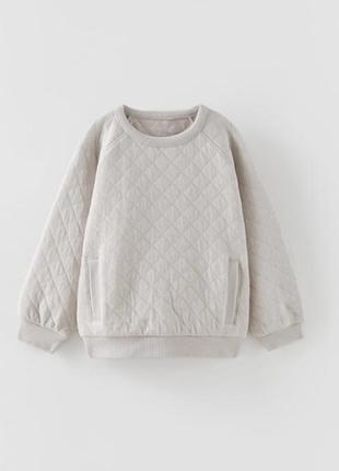 Новый свитшот от zara, размер 4/5 лет (110см)