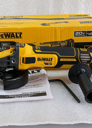 Dewalt dcg409vsb 20v болгарка кшм з реголювання оборотів