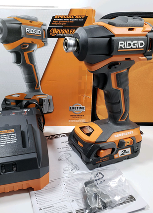 Ridgid (аeg) r86038sb4 18v безщітковий імпакт шуруповерт-гайковер