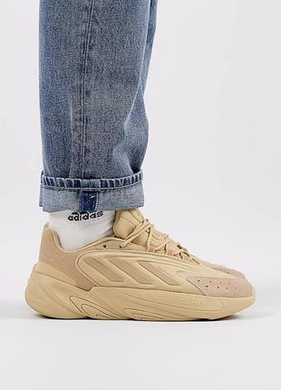 Демисезон кроссовки adidas originals ozelia beige1 фото