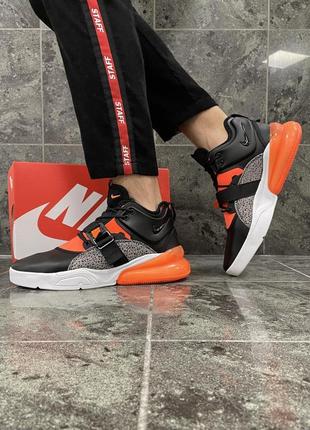 Кроссовки nike air max 270 react orange/ middle3 фото