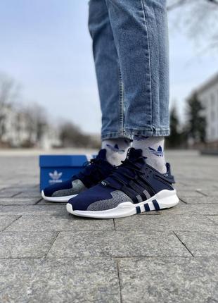 Кроссовки adidas equipment eqt (синие)2 фото