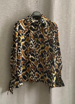 Day birger et mikkelsen , шовк mulberry , блуза рубашка