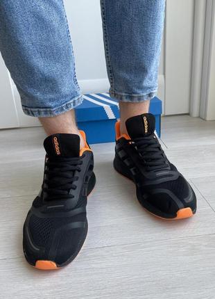 Кроссовки adidas, летние черные (сетка)4 фото