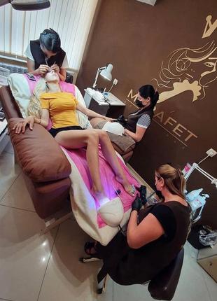 Крісло-реклайнер для салону краси, з єлектроприодом1 фото