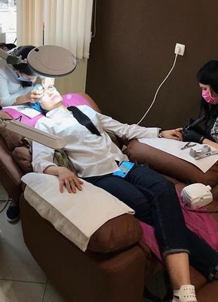 Крісло-реклайнер для салону краси, з єлектроприодом8 фото