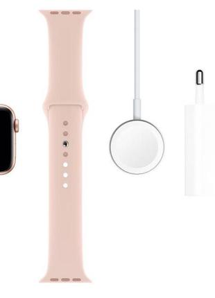 Apple watch series 5 40mm gold aluminum case with pink