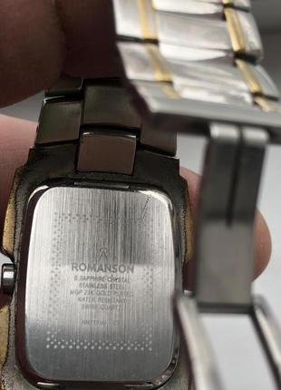 Швейцарський кварцовий чоловічий годинник romanson s sapphire4 фото