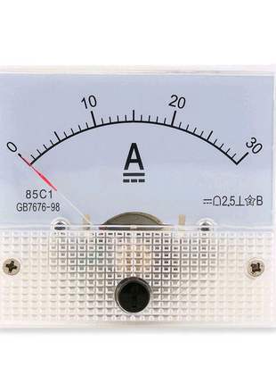 Амперметр постійного струму стрілочні 30a  серія  85с11 фото