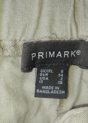 Льняные шорты primark 34 р3 фото
