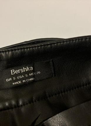 Кожаная юбка от bershka🔥2 фото