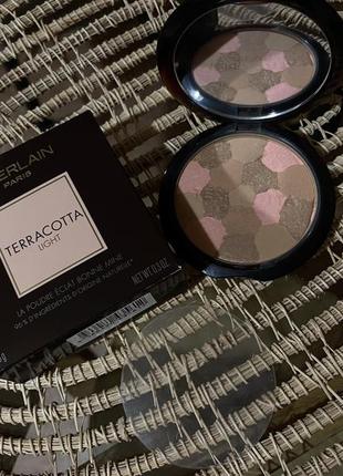 Бронзер-хайлайтер guerlain terracotta оттенок 02 medium cool