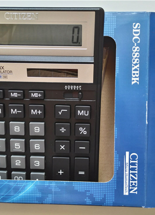 Калькулятор citizen sdc -888x 12 розрядний