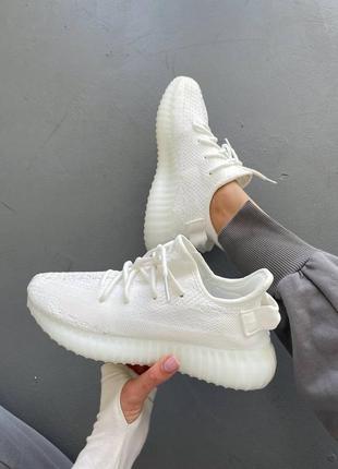 Yeezy 350 white premium1 фото