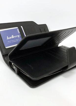 Мужской кошелек для документов на молнии baellerry business s1063, беспроигрышный fg-808 подарок мужчине2 фото