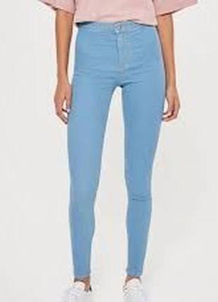 Блакитні джинси скіні, обтислі джинси стрейчеві, джогенси, блакитні джинси класичні, жіночі джинси