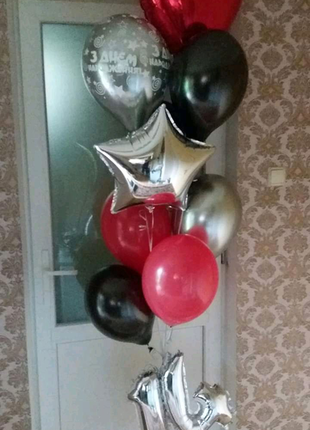 Гелієві, повітряні кульки13 фото