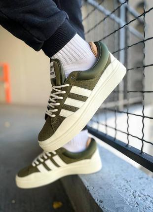 Мужские кроссовки adidas campus bad bunny "wild moss1 фото