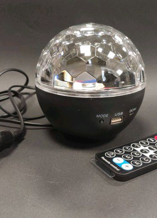 Світлодіодний диско-шар (дискошар) led magic ball light з bluetoo