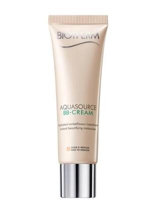 Вв крем для ідеального тону шкіри biotherm aquasource bb cream fair to medium (30ml)1 фото