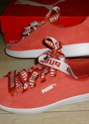 Кросівки puma жіночі vikky ribbon ld82 red coral 6 (euro 39)