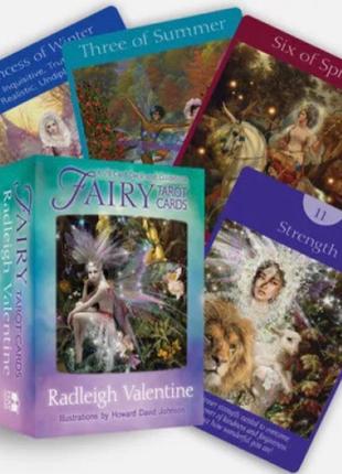 Карти таро doreen virtue & radleigh valentine 78 карт ангели + феї + книга hay house / дорін вірчі