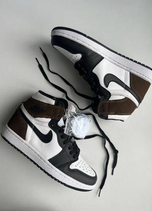 Nike air jordan 1 retro two dark mocha 22 фото