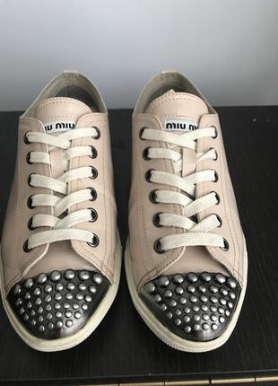 Кеды miu miu3 фото