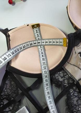 Соблазнительный новый корсет бюстье с подтяжками для чулок censored, 75в