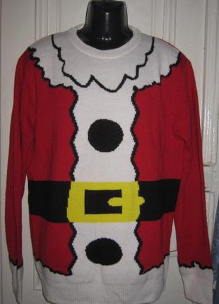 Светр чоловічий новорічний.розмір l