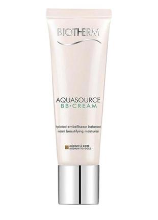 Вв крем для ідеального тону шкіри biotherm aquasource bb cream medium to gold (30ml)