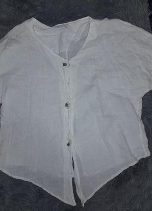 Блузка блуза льон