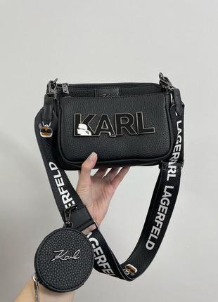 Сумка karl lagerfeld pochette black