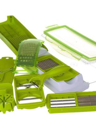 Різати овочі nicer dicer plus | овочерізка для овочів ki-715 мультислайсер ручний