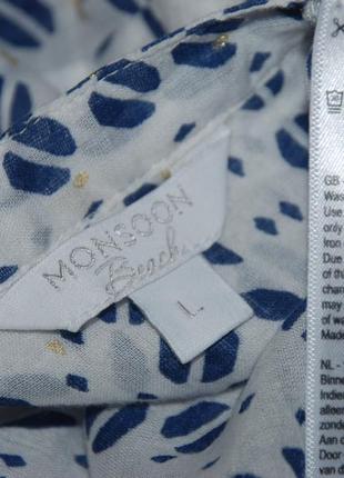 Блуза принтована бренду monsoon
  /100% хлопок/ регулируемый рукав/
свободный крой/4 фото