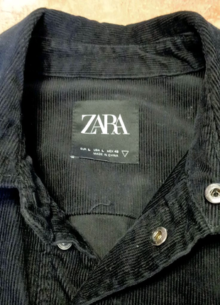 Вільветова рубашка zara2 фото