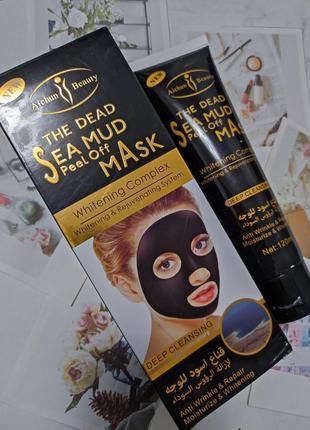 Розпродаж! чорна маска для обличчя aichun beauty the dead sea mud peel-off2 фото