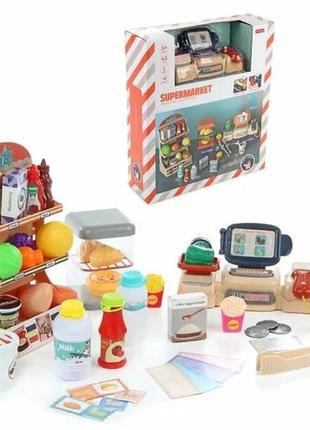 Ігровий набір магазин з касою,звук,світло mw 5581