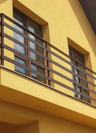 Перила на балкон або терасу10 фото