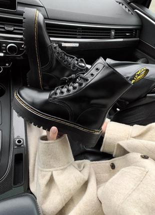 Ботинки dr.martens  black classic ( premium ) без замку черевики3 фото