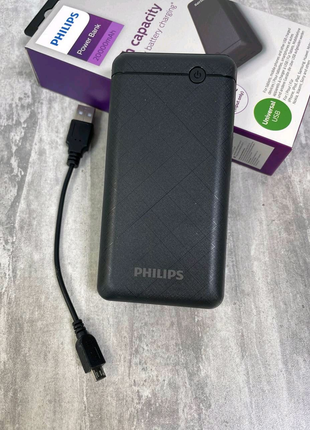 Внешний портативный аккумулятор power bank phillips 20 000mah