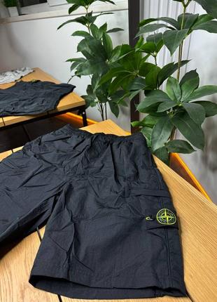 Карго шорты stone island nylon metal