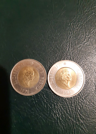 Монети 2 долара1 фото