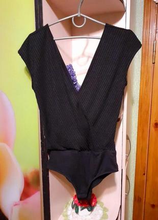 Блуза на запах боді zara